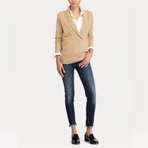 Polo Ralph Lauren Sevret Wash Tompkins Indigo Women’s Skinny Jeans Sz 25 NWT